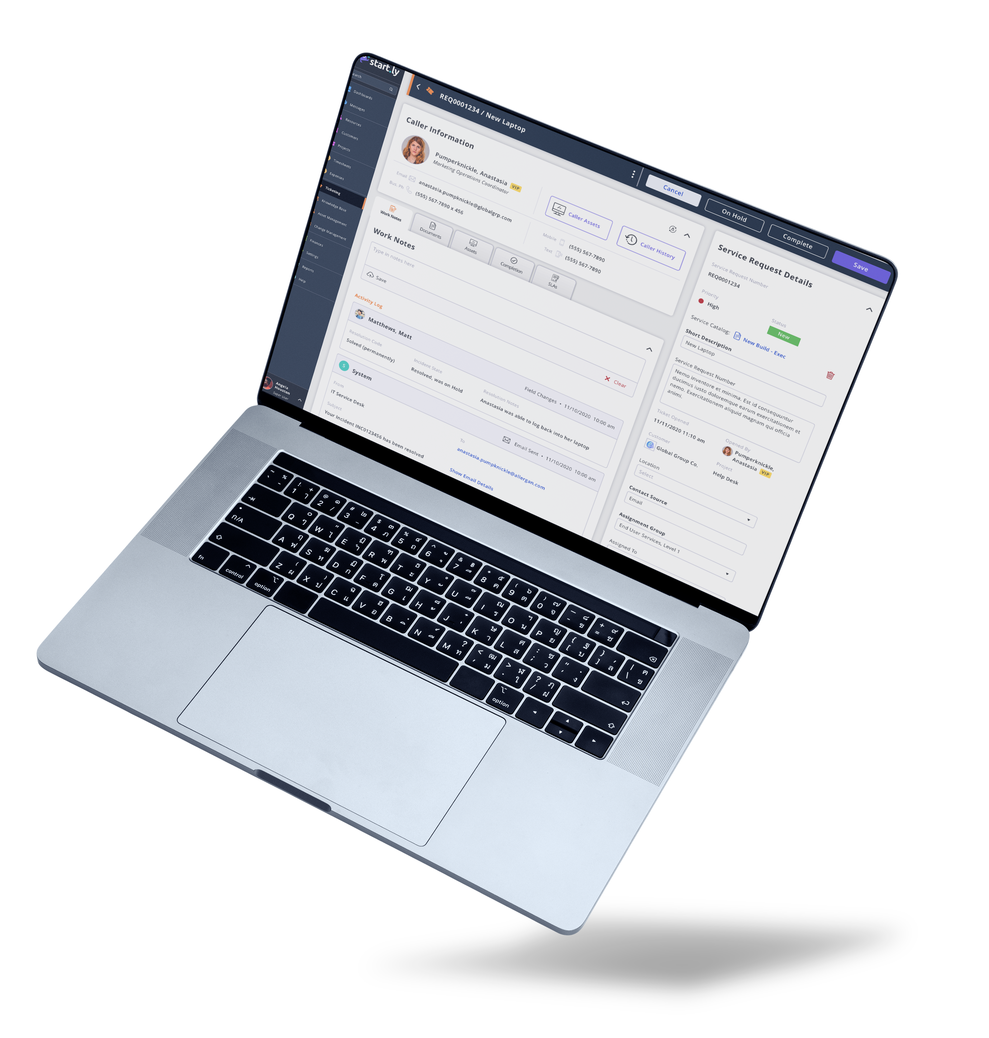 Laptop Angled