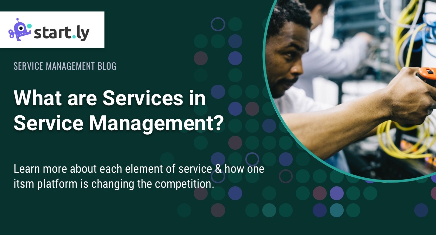 What are Services in Service Management?