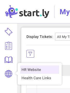 External Links Window