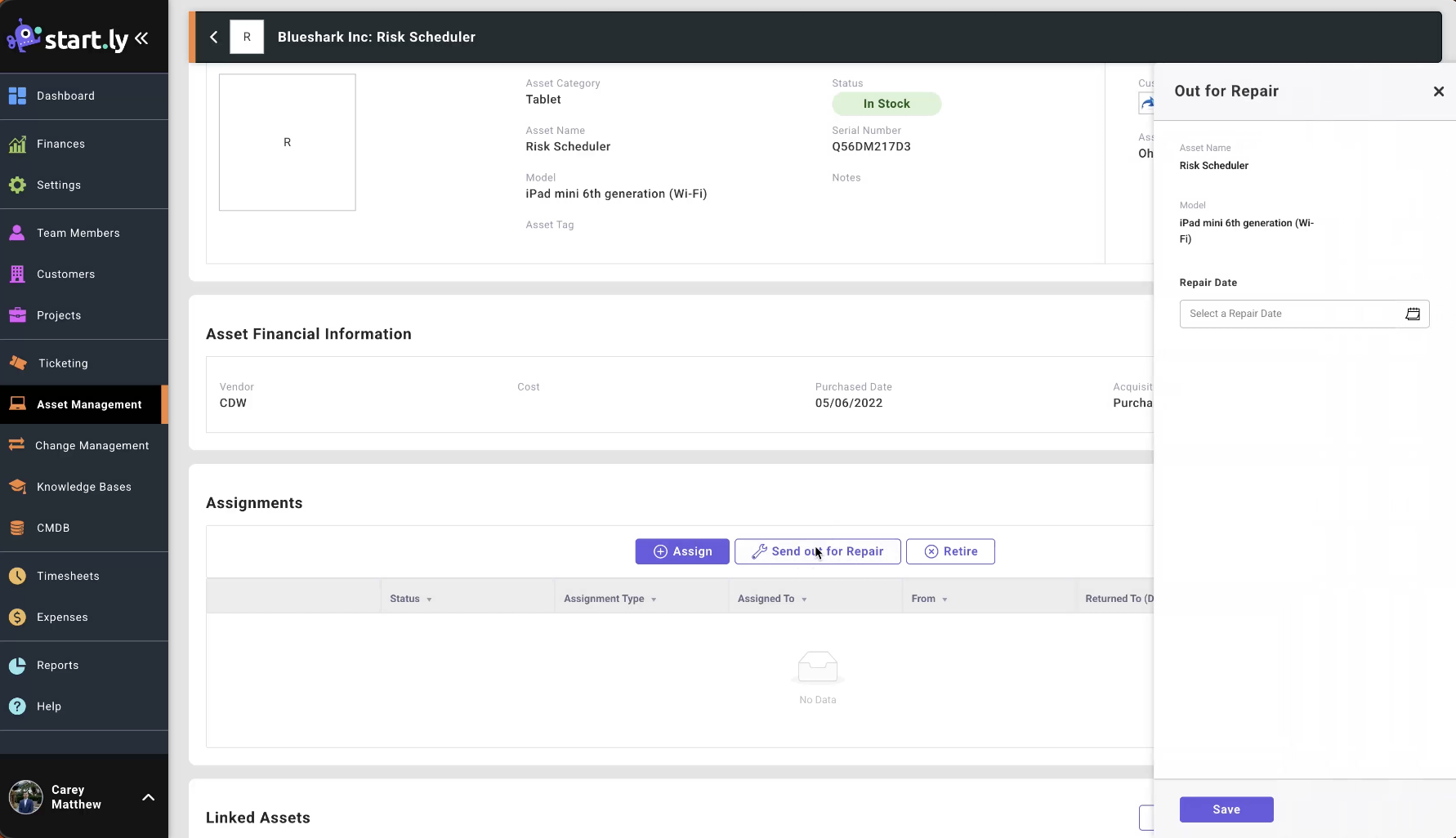 Manage and Protect asset management